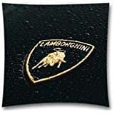Lamborghini Wet Cotton Polyester Throw Pillow Case Home Custom Cushion Cover 18 X 18 Inch Twin Sides