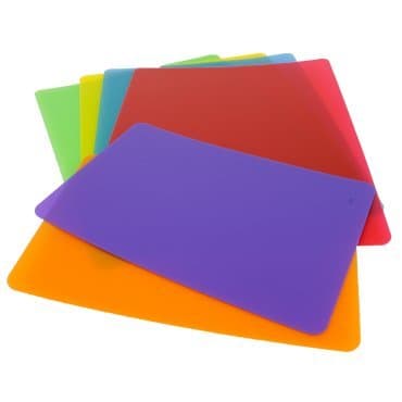 Proctor Silex Set of 6 Poly Flex Cutting Mats Assorted Colors and Sizes 09044