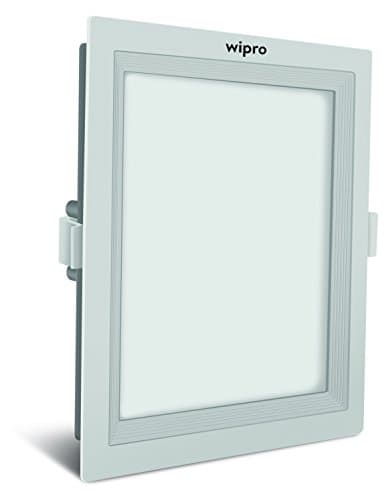 Wipro D721030 Garnet 10-Watt Wave Slim Panel Light (Warm White, Yellow, Square)