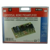 Spiratronics Universal Mono Pre-Amp Kit - Velleman K1803