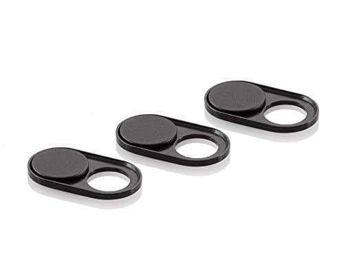 Ultra Thin Webcam Cover x 3 - Lens Privacy Shutter - For Mobile, Laptop and Tablet Devices