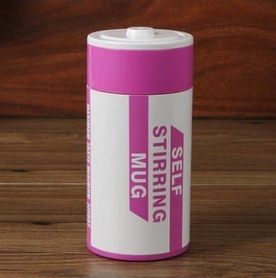 ASENER Self Stirring Coffee Mug With Lid Automatic Mixing Cup With Lid Electric Self Mixing Cup For Office/Kitchen/Home/Travel,Purple