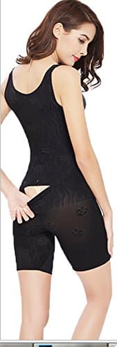 Women's Large Size Thin Section Postpartum Abdomen Lumbar Fat Burning Bodysuit Siamese Body Tights Body-tight Charming Corset, 1, S