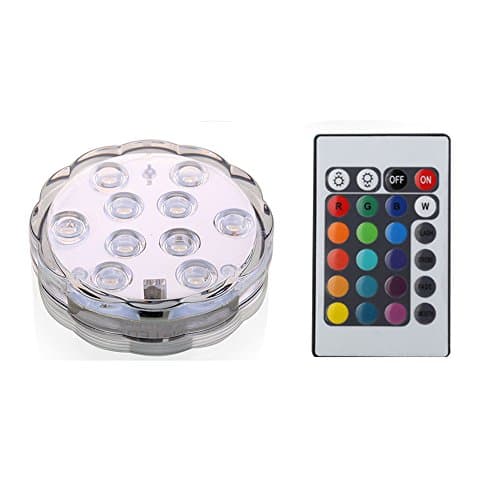 Underwater Diving Lights, Wall Lights, Night Light, Led Infrared Remote Control, Dive Type Light, Multi-color Change Waterproof, With Remote Control, Suitable Pond Lighting Garden, Aquarium, Bar AC3.6V