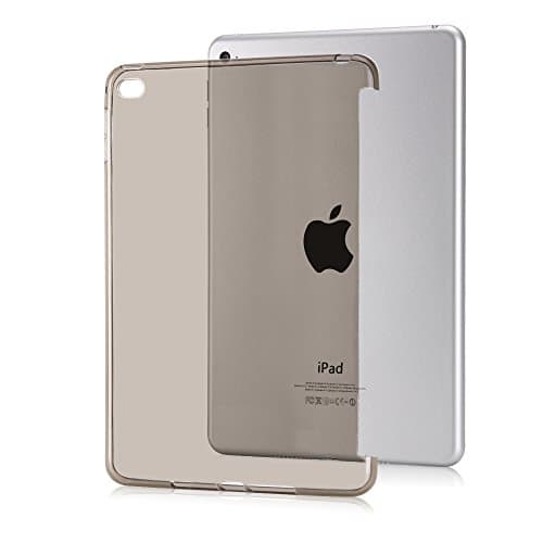 iPad Air 2 Case, iMucc [Smart cover Compatible] [Keyboard Compatible]Soft TPU Back Case Cover Perfect Fit with Apple iPad Air 2(iPad 6)Smart Cover Release 2015 (Black)