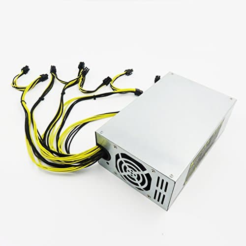 1800W Bitcoin Mining Machine ATX Power Supply For BTC ETH Antminer S7 S9 D3 R4