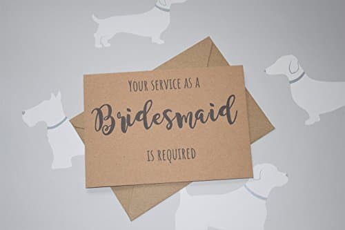 Your Service as a Bridesmaid is Required - 5 Pack