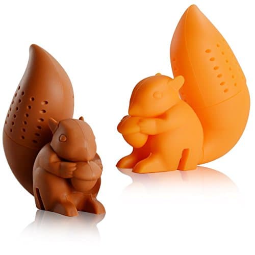 Kitchen Mr. And Ms. Tea Infuser - Super Cute Silicone Loose Leaf Herbal Tea Strainer For Large Mug Cup - Easy To Make Tea (Set of 2 )