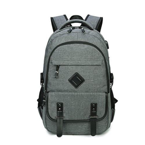 Business Laptop Backpack, USB Computer Backpacks charging port fits under 14 inch laptop & tablets (011)
