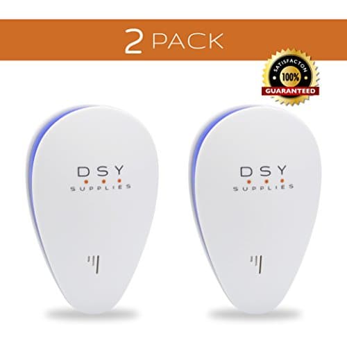 Ultrasonic Pest Repeller - 2 Pack. New for 2018 Plug in Indoor Rodent and Insect Repeller. Humane and Poison-Free Safe for Pets and all the Family. Mouse and Rat Repeller. Great alternative to Poison &amp; Mouse Traps