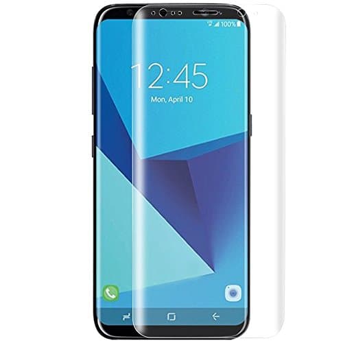 For Samsung Galaxy S8 Plus Screen Protector (Not Tempered Glass),ONICO 3D Curved Protective Film Compatible With Case Friendly Full Body Round Coverage Protection (Front HD)