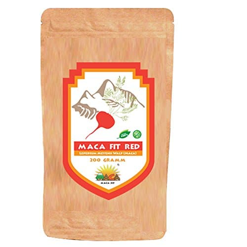 Maca Red 200g Pure Maca Root Powder, without additives Bags Resealable