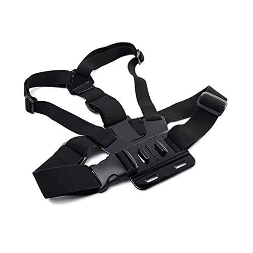 Elastic Strap Action Camera Chest Harness Mount for Gopro Hero 4 Hero 5 Session Hero 1 2 3 3+, Apeman A70, Akaso EK7000 4K/EK5000, VicTsing, Victure, Campark 4k Underwater Camera and Other Waterproof Camera
