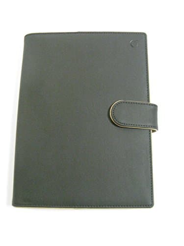 Block Agenda Mobile 2018 in PU, Closure with Button Sky F. to 14.5 x 20.5 cm Daily Grey Art.215535 F-nr