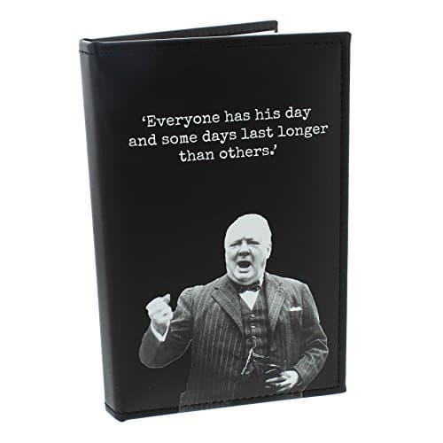 Imperial War Museum PU Cover Lined Notebook - Hand Pump Winston Churchill