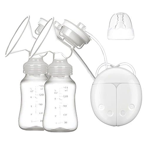 Dual Electric Breast Pump with Charge Plug and Automatic Massage for Postpartum Prolactin