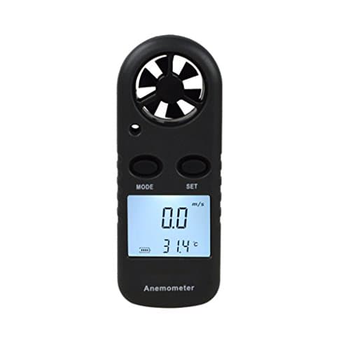 Coconut M Digital Anemometer,LCD Wind Speed Meter,30m/s Wind Speed Meter Portable Digital Anemometer for RC Drones Helicopter, Windsurfing, Flying, Sailing, Surfing, Fishing Etc