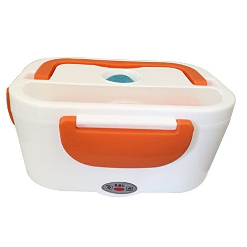 yxhflo All-electric steaming lunch boxes Plug-in the keep-warm electronic lunch boxes The lunch box heating,Orange