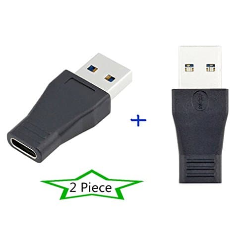 2 pcs USB Type C Female to USB 3.0 A Adapter Connector for Apple New Macbook 12 Inch, ChromeBook Pixel, Nokia N1 Tablet and other Type-C devices