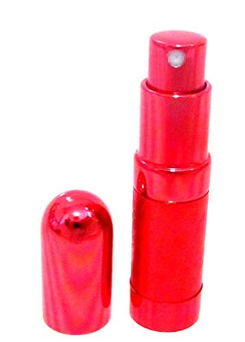 Perfume Aftershave 6ml Atomiser Atomizer Bottle- Travel Refillable Spray (Red)
