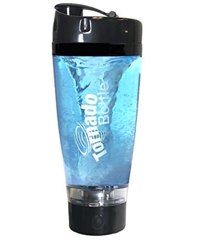 Tornado Bottle 2.0 USB Rechargeable Vortex Mixer, Electric Protein Shaker, Tumbler, Leak Proof, BPA Free, 20oz (black)