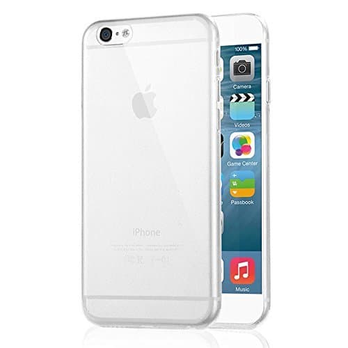 iPhone 6 Case TPU Silicone Transparent Protective Ultra Thin 0.3 MM Case Shock Absorption Bumper Crystal Starke – (Iphone 6 4.7 mediaà, Transparent)