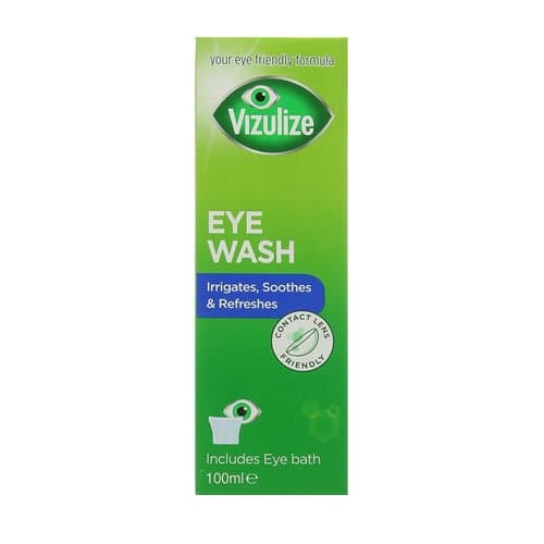 Vizulize 100 ml Eye Wash - Pack of 2