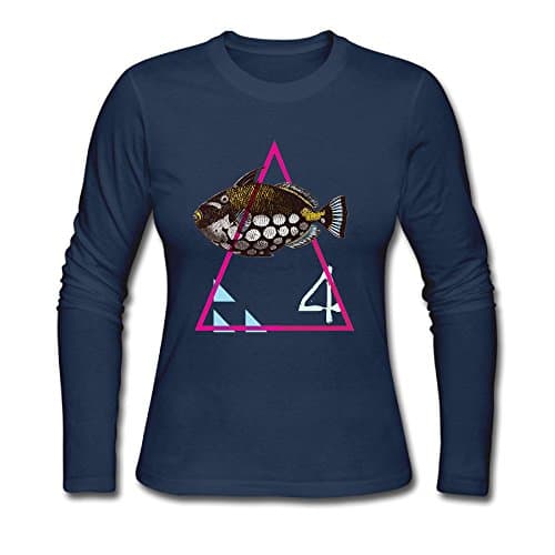 HappySL Poseidon Women's Soft Long Sleeve Round Neck Pullover Sweatshirt Pullover Shirt Tops