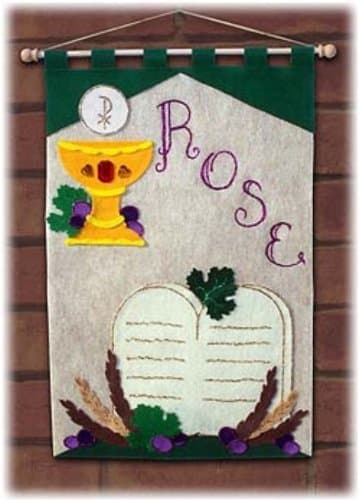 Deluxe First Communion Banner Kit: 10 Commandments - Single Kit (Illuminated Ink 831)