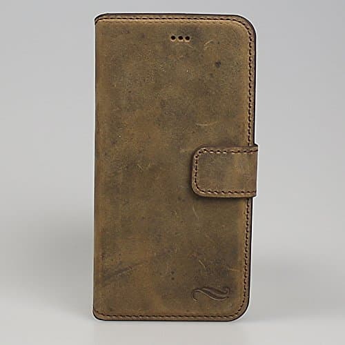 'Antic Iphone SE/5/5S Case – iPhone 6 Plus/iPhone 6/6S/6S Plus Ra Wallet Real Leather Case Mobile Phone Pouch Case Wallet Anti Ccase Leather Phone Case Cover