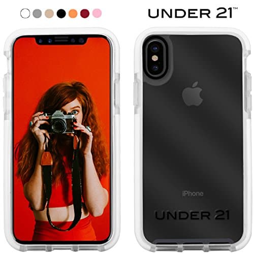 iPhone X Case, Clear Shockproof Premium Bumper Cover [Hard-Back] Impact Resistant [Shock Absorbing] [Scratch Resistant] Protective [Anti-Drop] Transparent 2017 Release [Christmas Deal] (White)