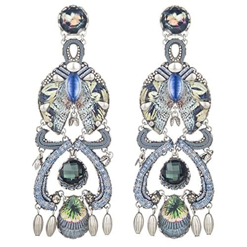 Ayala Bar oversized statement earrings (radiance/black mix)