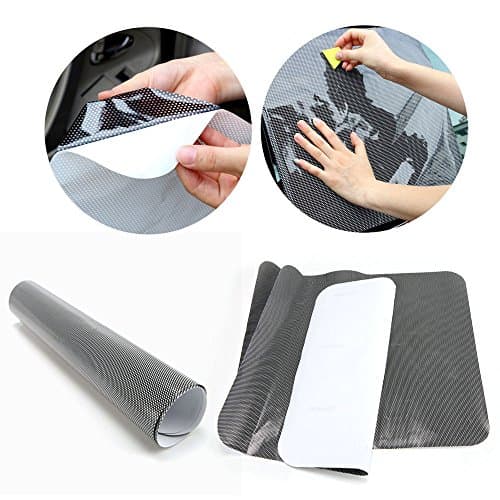 JTRAIL-2PCS Car Side Window Sun Visor Electrostatic Shade Screen Sticker Cover Shield