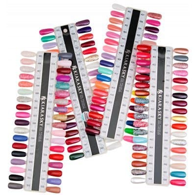 KIARA SKY COMPLETE NAIL POLISH SWATCH PALETTE