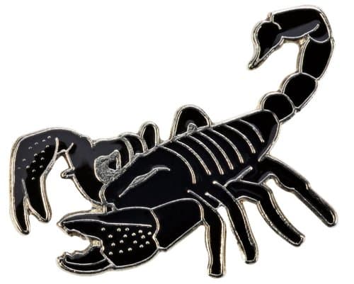 Blue Bug Lapel Pin, Badge, Brooch Scorpion