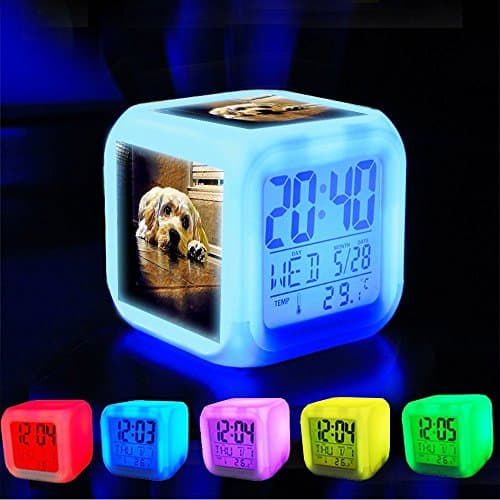 Alarm Clock 7 LED Color Changing Wake Up Bedroom with Data and Temperature Display (Changable Color) Customize the pattern-391.Sparky Meets Prisma on Vimeo