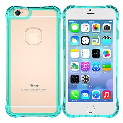iPhone 6s Case / iPhone 6s Shock Proof Heavy Duty Bumper Case with Impact Absorption Technology, Anti-Scratch Clear Back Bumper Case Cover For Apple iPhone 6 / iPhone 6s (Green)