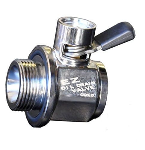 EZ (EZ-103) Silver 12mm-1.25 Thread Size Oil Drain Valve by EZ Oil Drain Valve