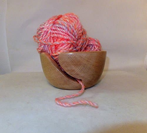 Wood Turned Yarn/Knitting Bowl
