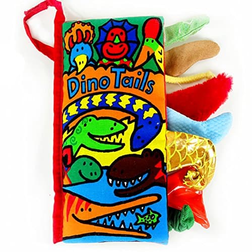 three dimensional animal tail cloth book (Dino tails)