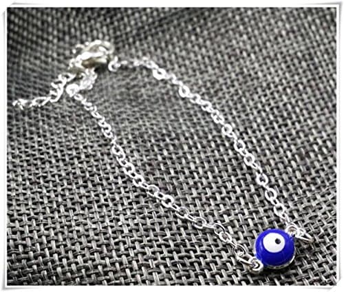 Evil eye Slave Bracelet-Hand Chain,silver Finger Bracelet,