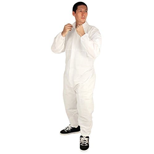 ERB 14701 PC100 Disposable Coveralls, White, Medium