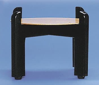 Black Counter Wood Stand