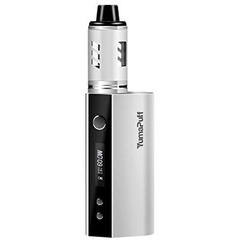 Parrot 60W Box Mod Starter Kit, Rechargeable 2600mah E Cig Vape Pen, 0.3ohm Sub OhmTank 2ml, HD OLED Display, VW Vape Mode 510 Thread, No E Liquid, Nicotine Free (Silver)