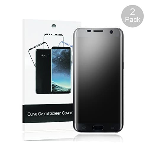 Galaxy S7 Edge Screen Protector [3D Full Cover], Heaqwe [Anti-Scratch] [Super Clear] [No Foam] Frosted PET screen protective film for Samsung Galaxy S7 Edge