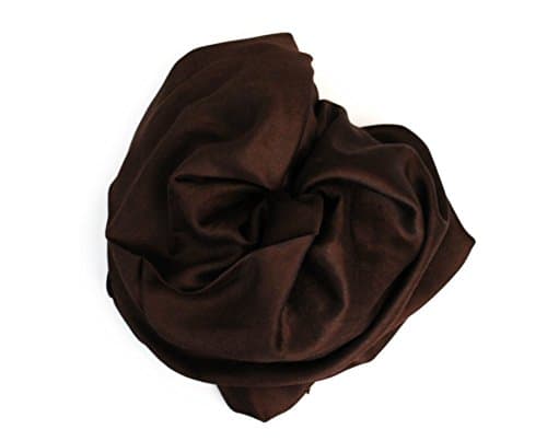 Hijabi Box Plain Jane Pashmina Scarf (Chocolate)
