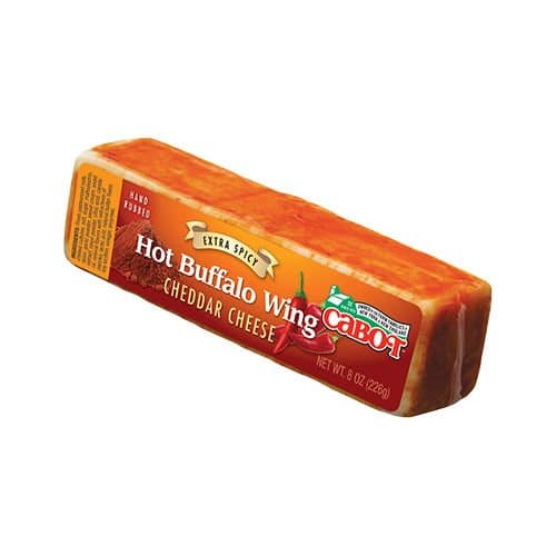 Cabot, Hot Buffalo Wing Cheddar Cheese, 8 oz. (3 pack)