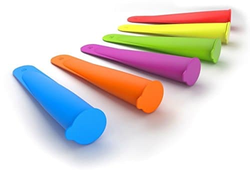 ZagGit Silicone Popsicle Maker Ice Pop Molds with Lid, Set of 16