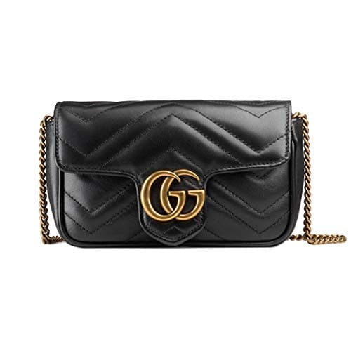 Double G Marmont matelassé leather super mini bag
