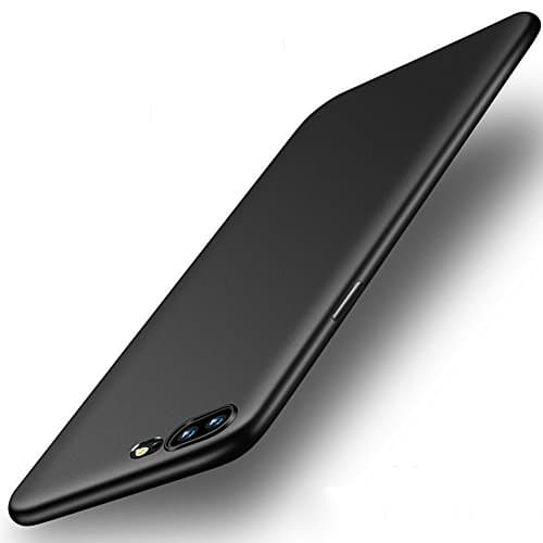 OnePlus 5 Case,Screen Protector,AMACASE Perfect Slim Fit Ultra Thin Protection Series Case for Oneplus 5 TPU Case and Screen Protector-Black
